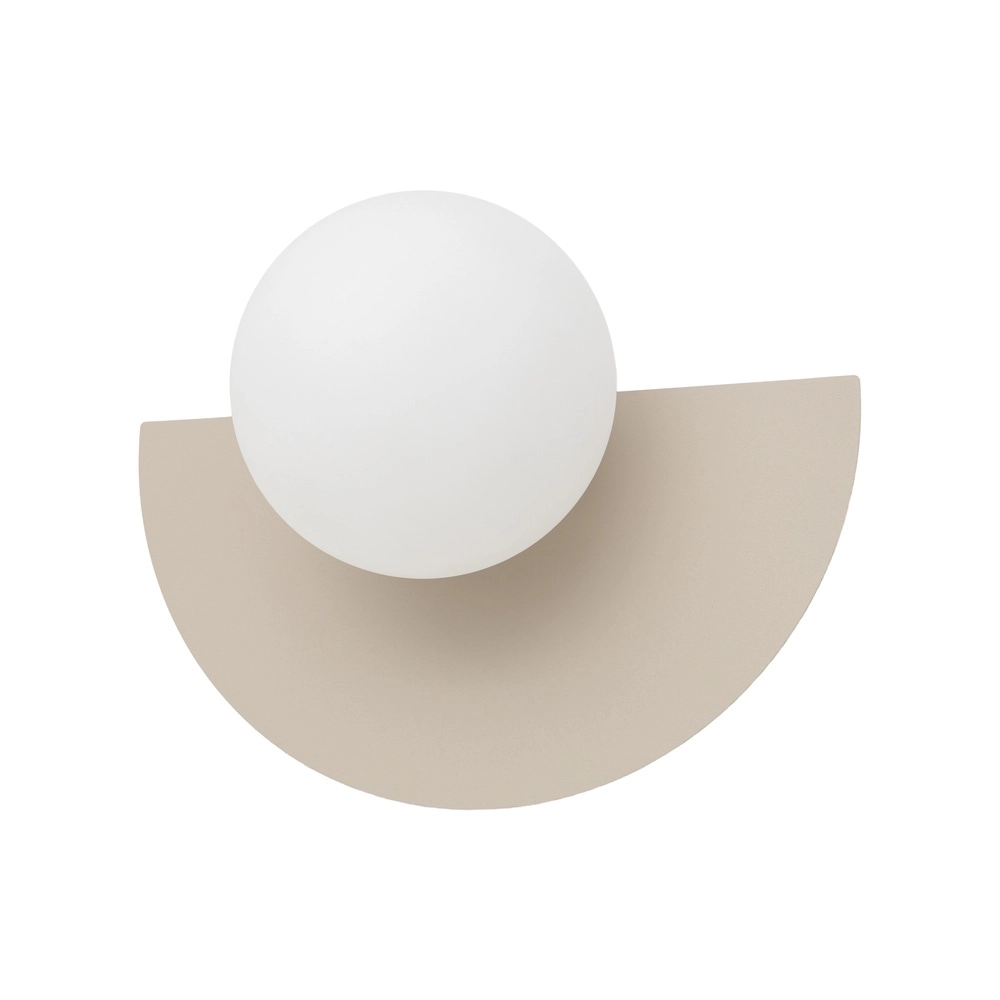 Wall lamp half Saturn sand brown Lyora 5903139126038