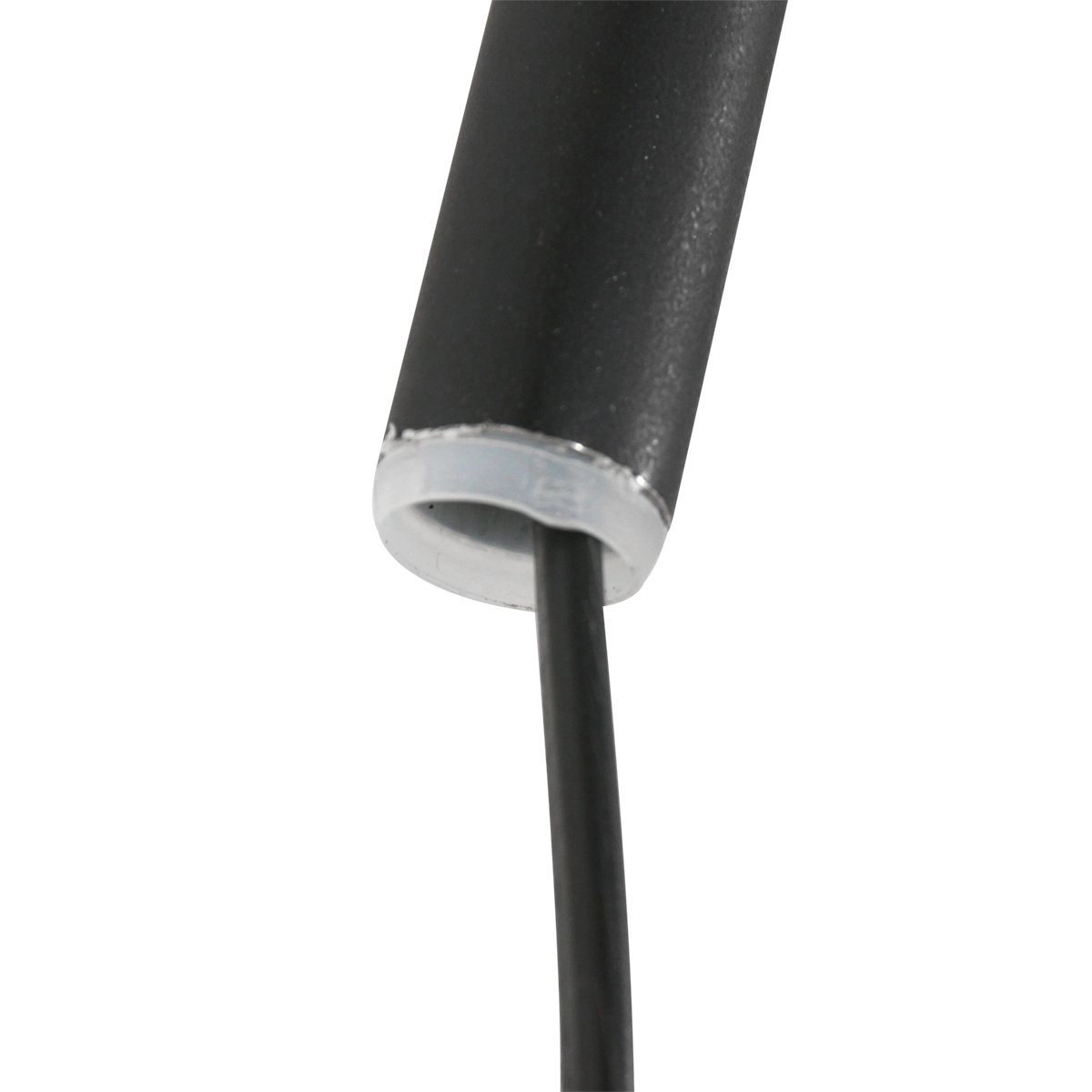 Wall Arc Lamp Sparkled black with taupe velvet shade Steinhauer 8712746146103