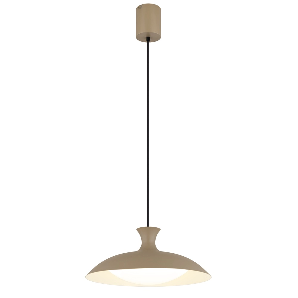 Modern pendant lamp Rocha sand brown