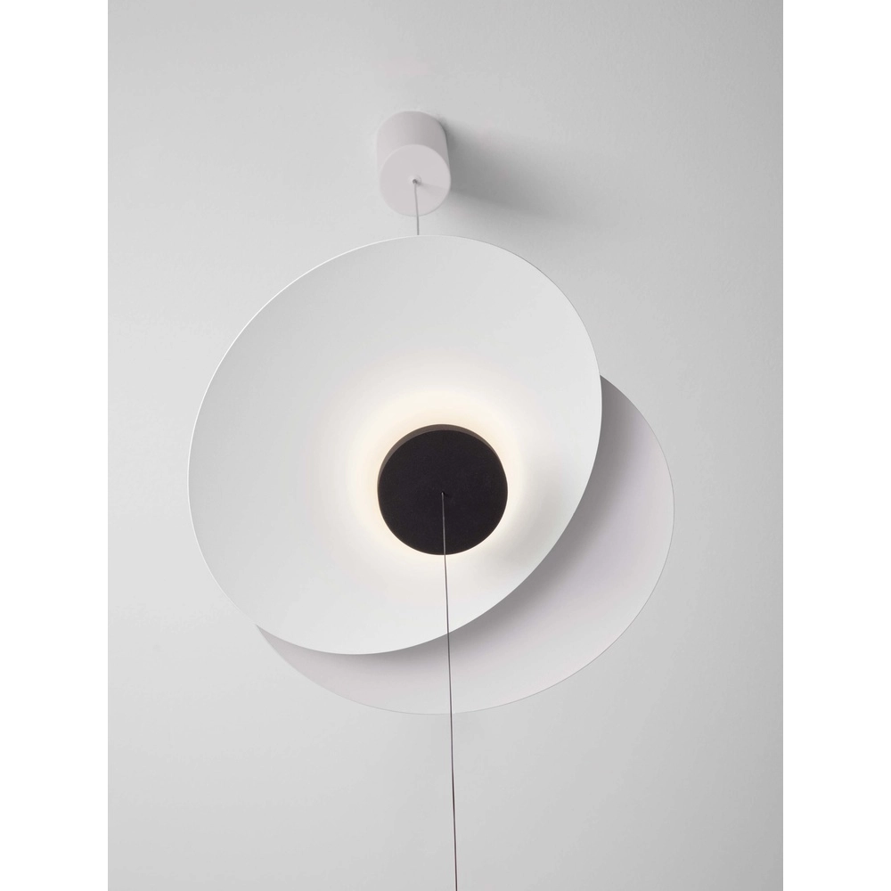 Pendant lamp Olea white design Ø 35cm Lyora 5212017456946
