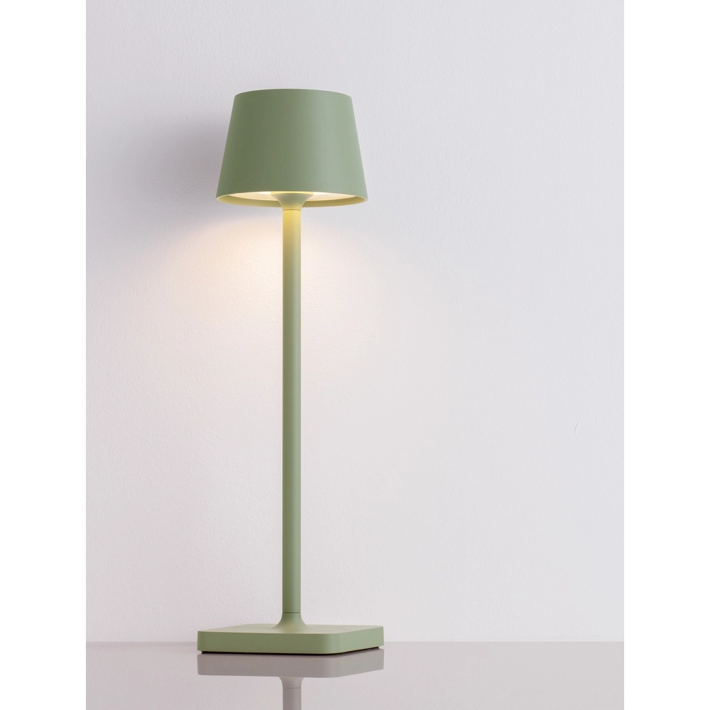 Rechargeable table lamp Deck olive Lyora 5212017449252