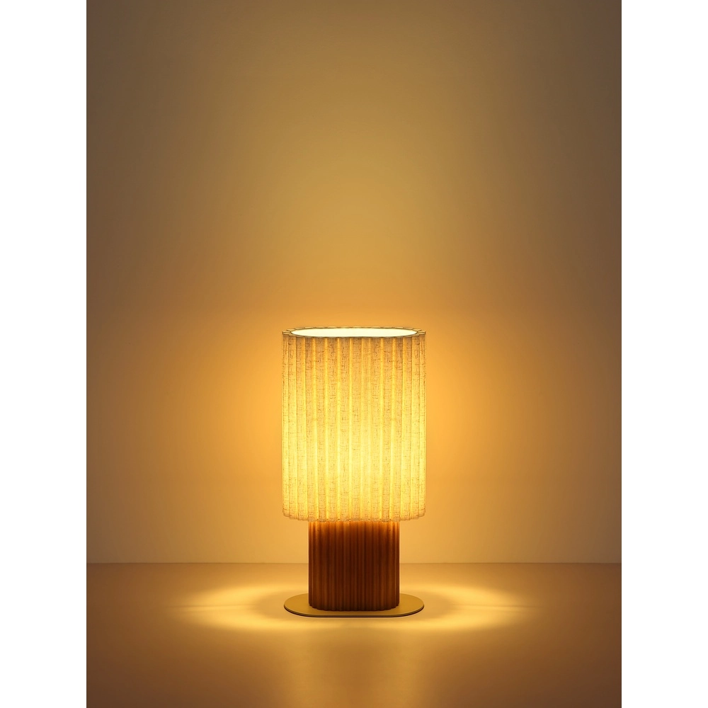 Unique table lamp Jannie brown oval Globo 9007371589906
