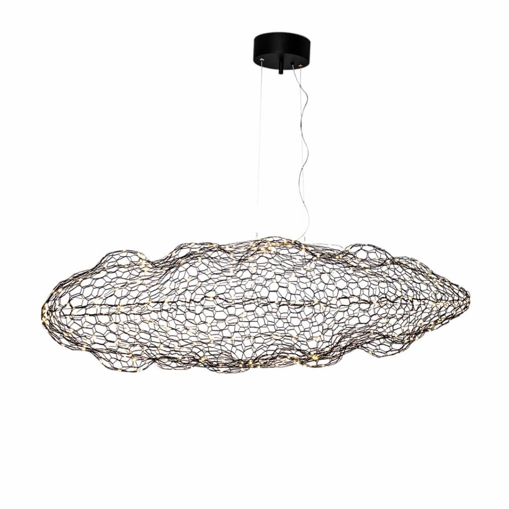 Hanging lamp Hayden matt black 40cm