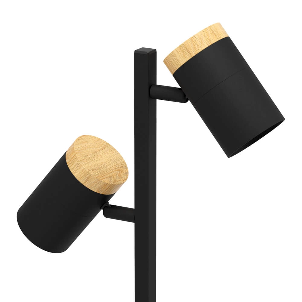 Black desk lamp Cartagena with 2 light sources Stars of Light 9008606221301