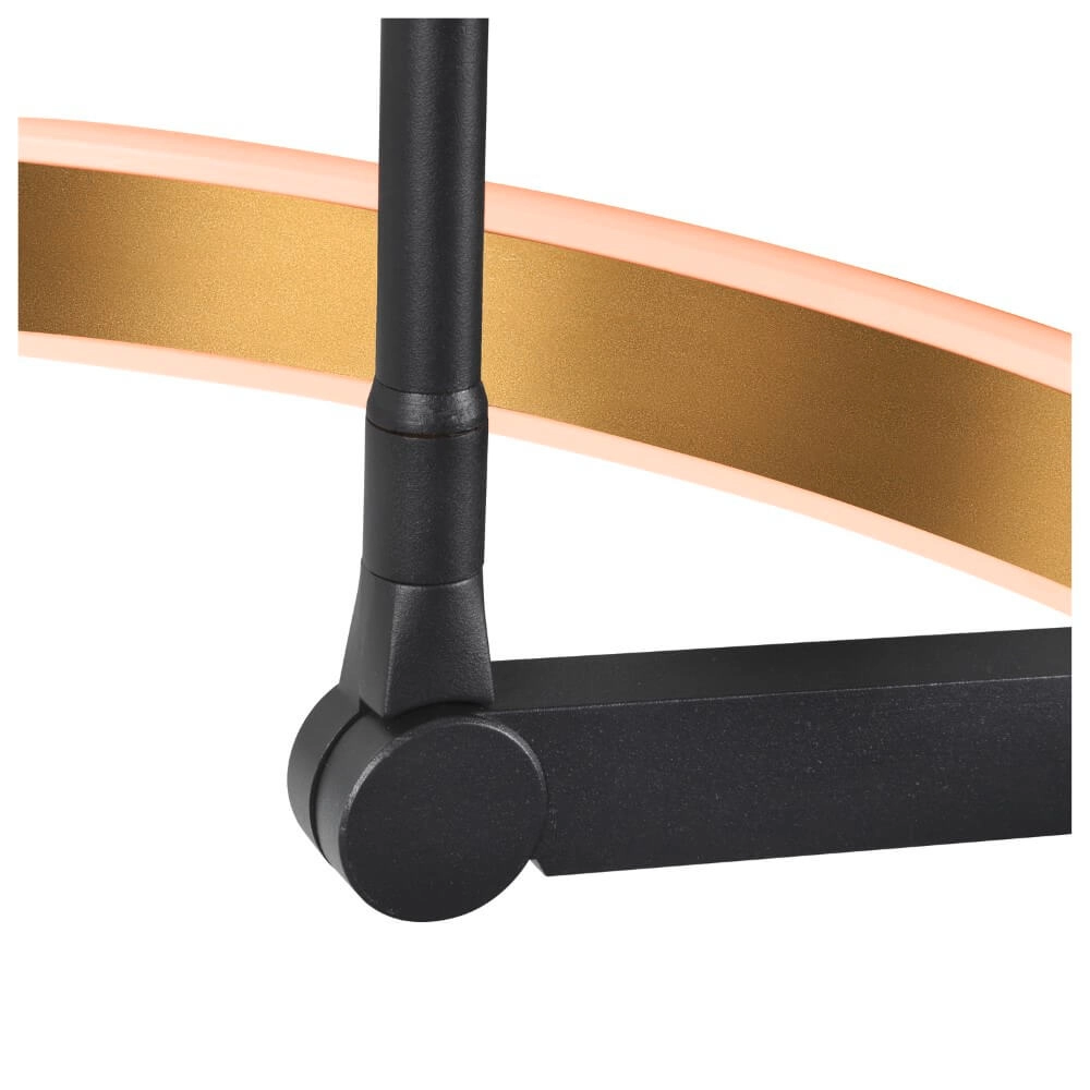 Led arc lamp One Black with gold - 232cm SLV 4024163265560