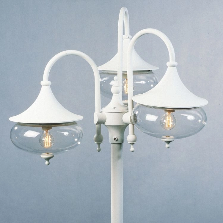 Lantern lamp Libra 3-light white KonstSmide 7318306212502