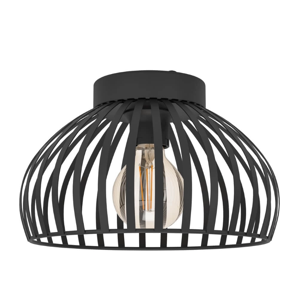 Wire ceiling lamp Mogano 3 Ø 28cm Eglo 9008606254217
