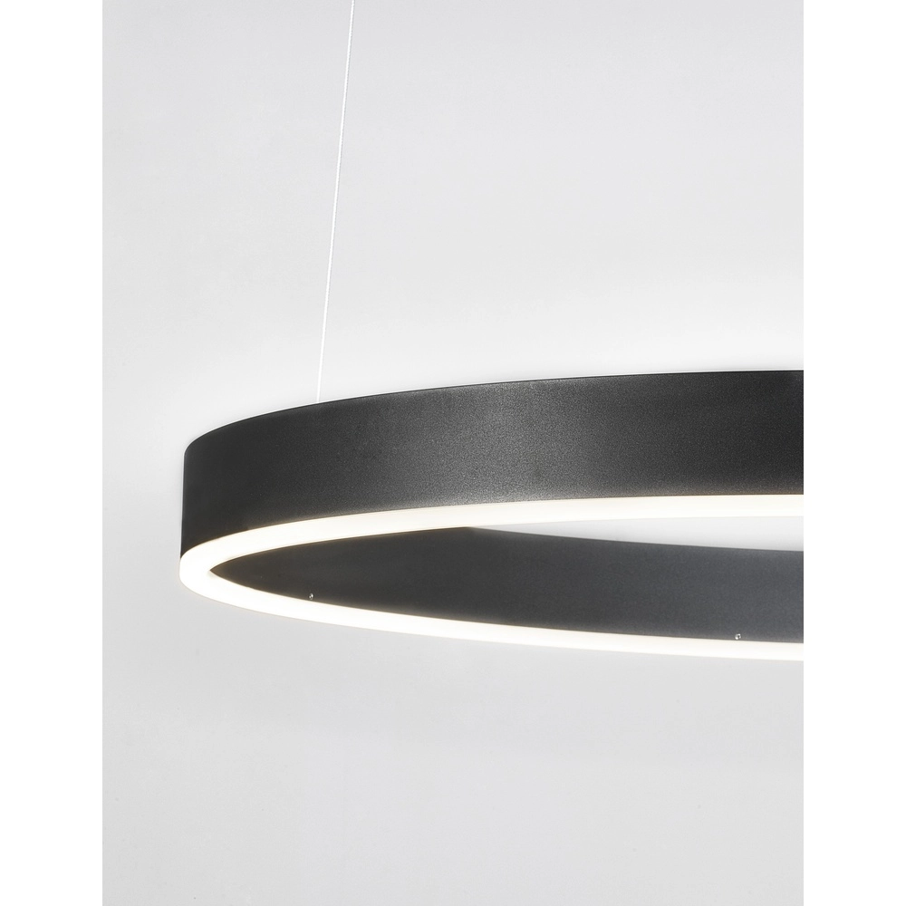 Pendant lamp Motif black Ø 80cm 3000K Lyora 5212017421975