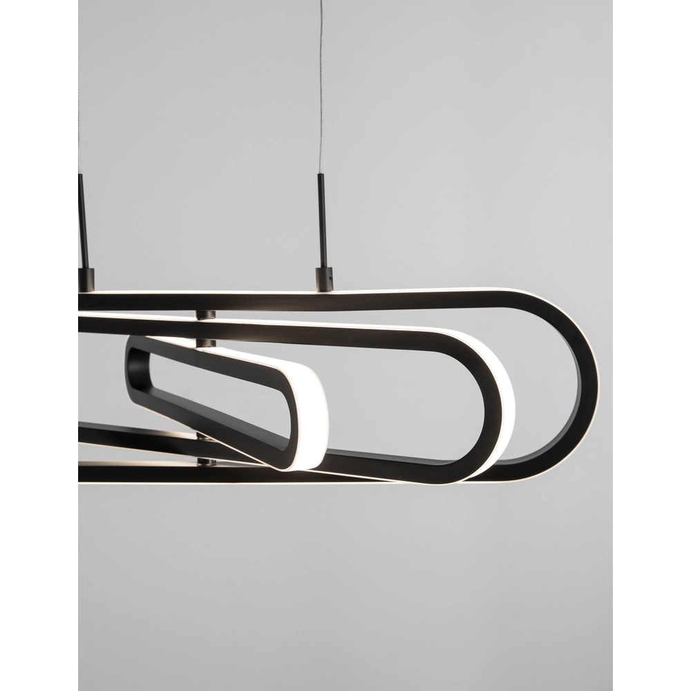 Design pendant lamp Arte Black oval Lyora 5212017426000