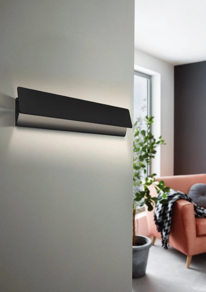 Wall lamp Zubialde 36cm black Eglo 9002759990879