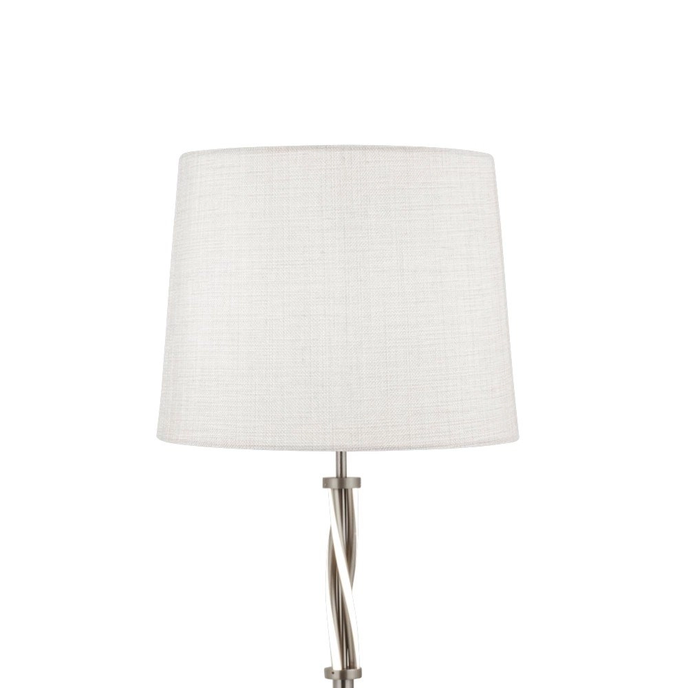 Floor lamp Vegas metallic gray with white Searchlight 5053423139319