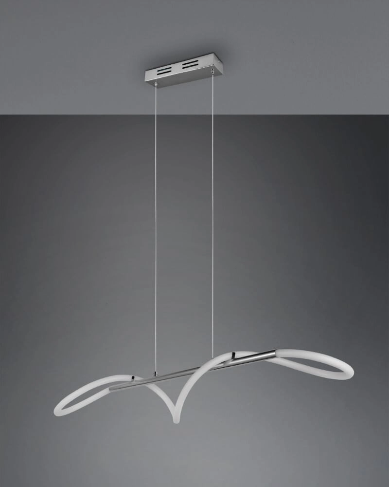 Design hanging lamp Argos chrome Trio 4017807562156