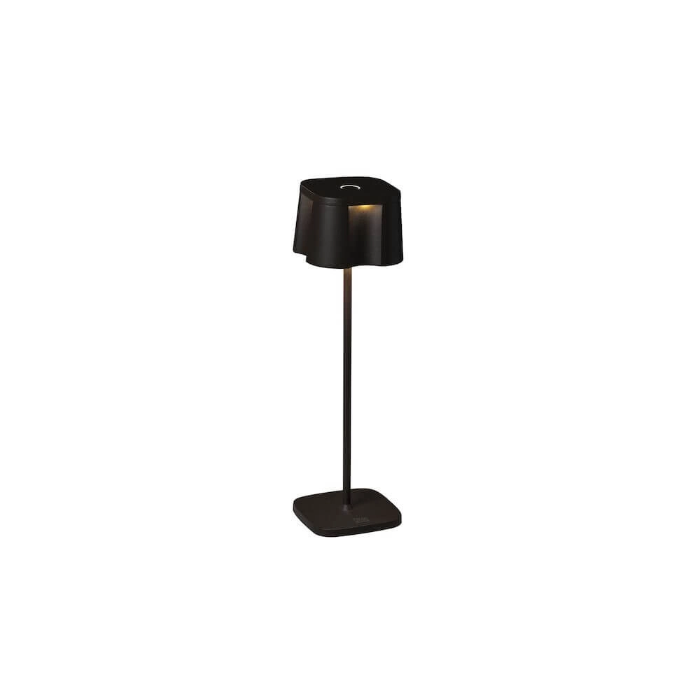 Black table lamp Nice rechargeable KonstSmide 7318307818758