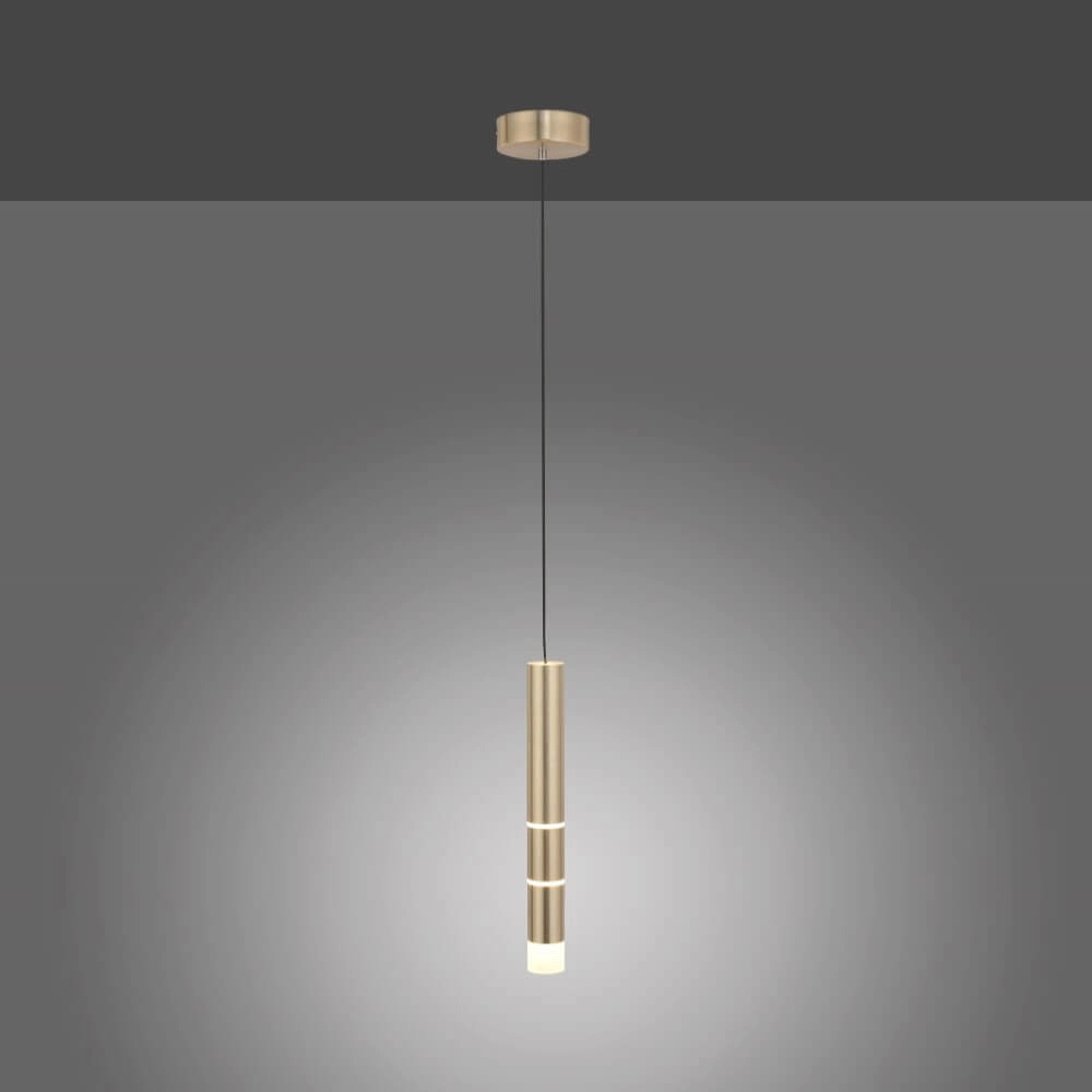 Brass hanging lamp Pure Vega 3000K Paul Neuhaus 4012248357521