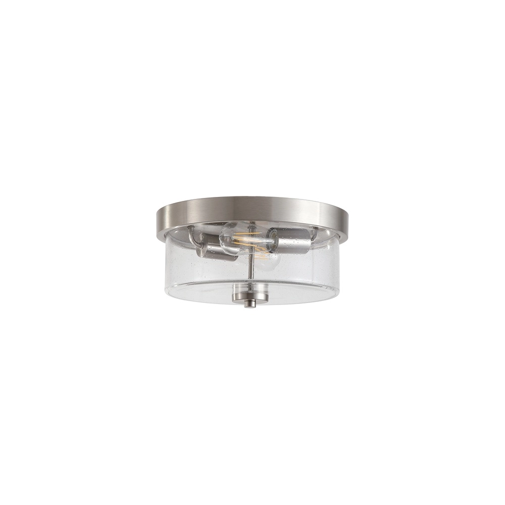 Ceiling lamp Preston silver grey Searchlight 5053423309453