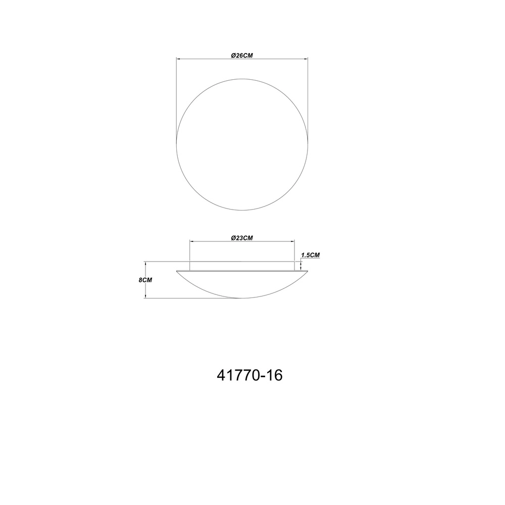 Ceiling lamp Patricia white Ø 26cm Globo 9007371478262