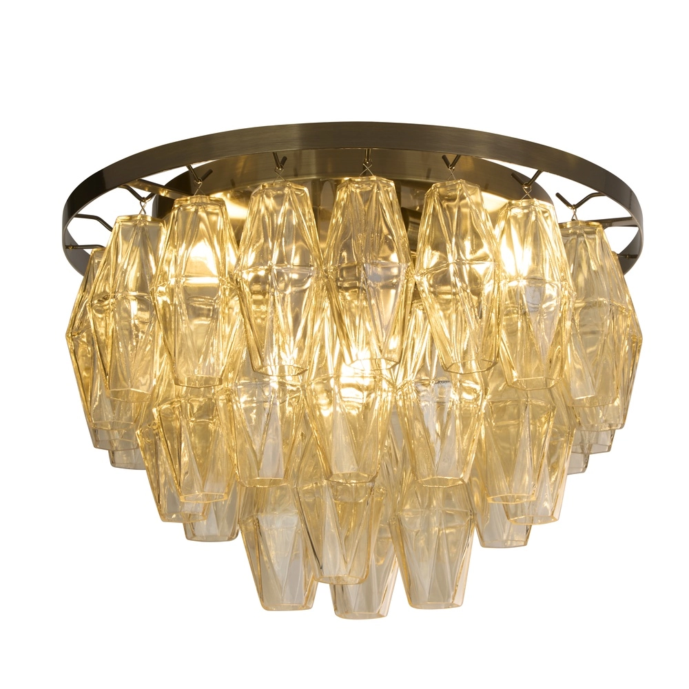 Ceiling lamp Alba antique brass Ø 43cm
