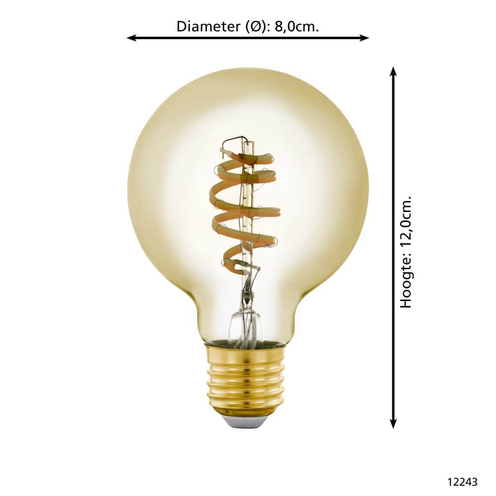 LED lamp bulb Zigbee - E27 - 4.9 watt - 2200-6500K - G80 Eglo 9002759122430