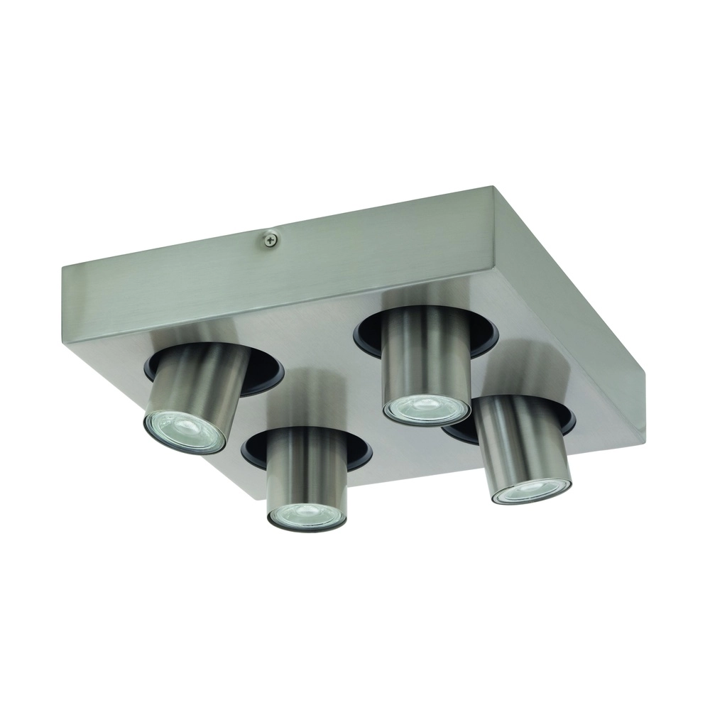 Square ceiling light Robledo 1 Black