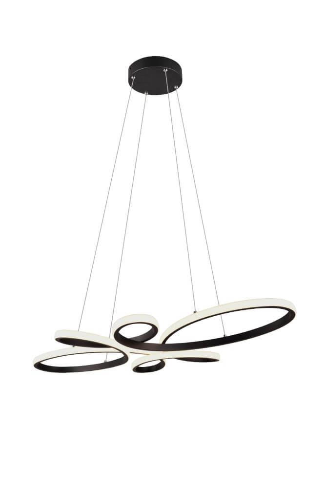 Design pendant lamp Fly black Trio 4017807600926