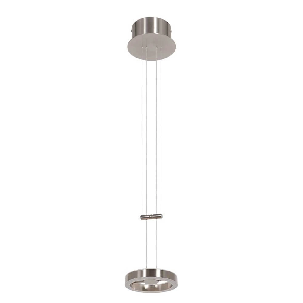Sleek LED pendant light Piola Stainless steel Steinhauer 8712746167306