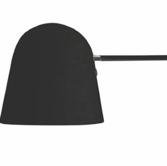 Sleek reading lamp Sensa black with wood Artdelight 8719831733262