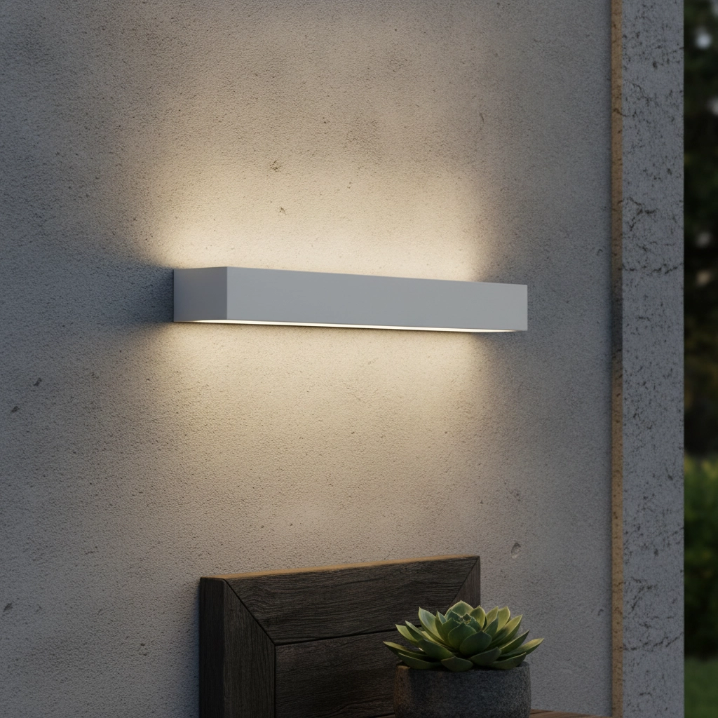 Wall lamp Path Design white 51cm