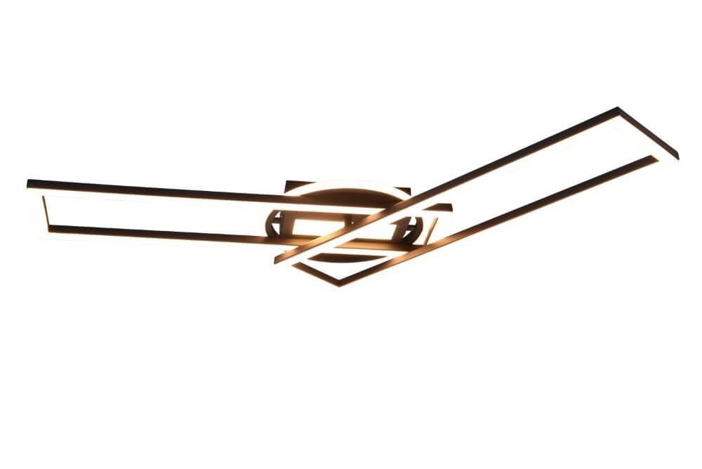 Adjustable LED ceiling lamp Twister black Trio 4017807540581