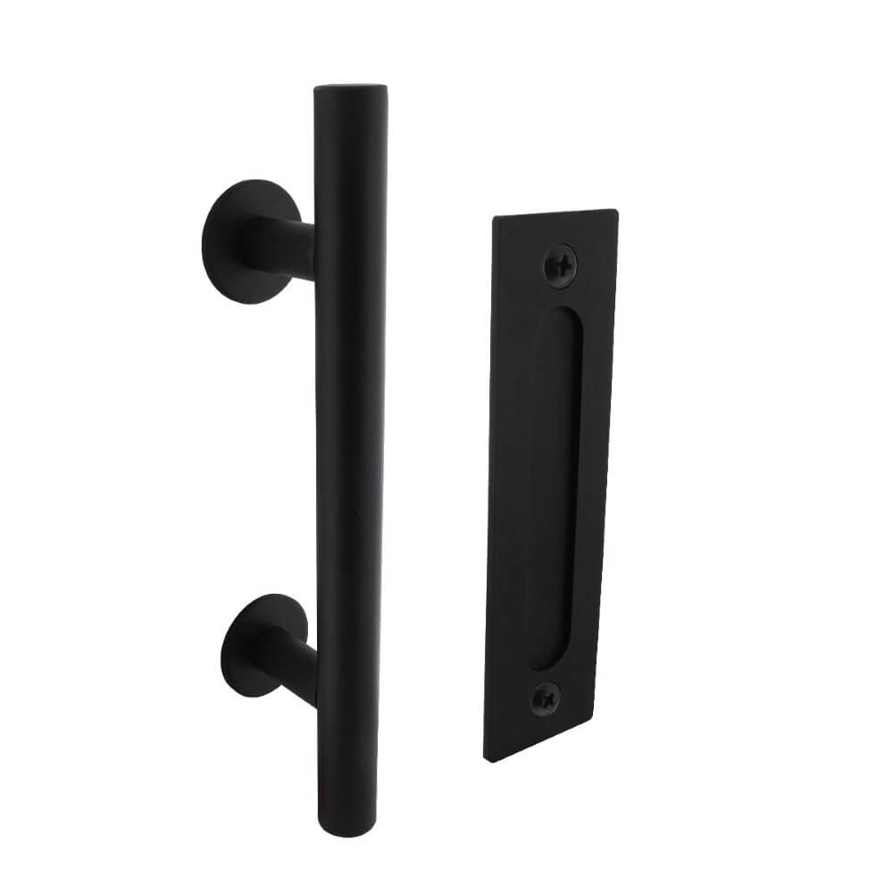 Door handle T-shape Gripon with sliding door handle black