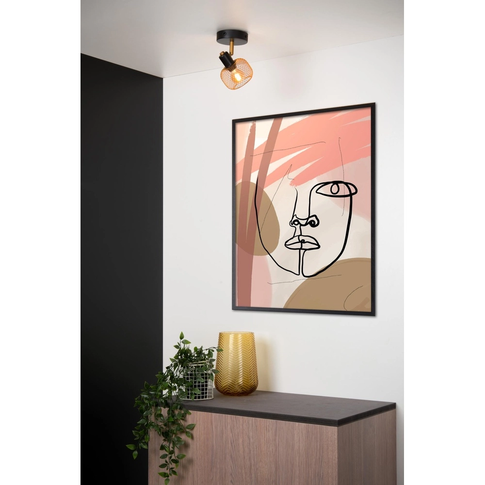 Ceiling light Maren Single gold Lucide 5411212771063