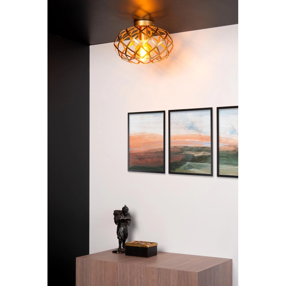 Ceiling lamp Wolfram Gold Lucide 5411212211293