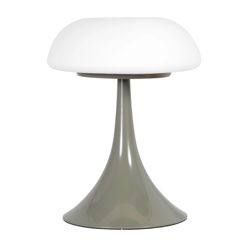 Table lamp Ancilla green with white hood