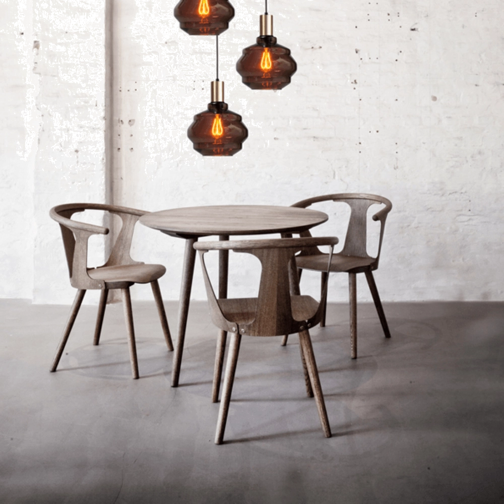 3-light loft hanging lamp - gold - Porto with Ball red glasses - Ø 24cm Masterlight 8718121270708