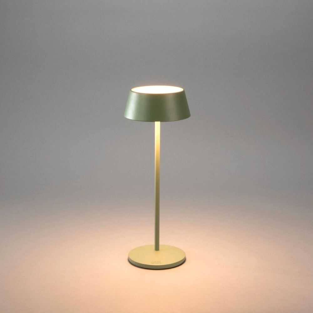 Rechargeable table lamp Menton mint green KonstSmide 7318307839630