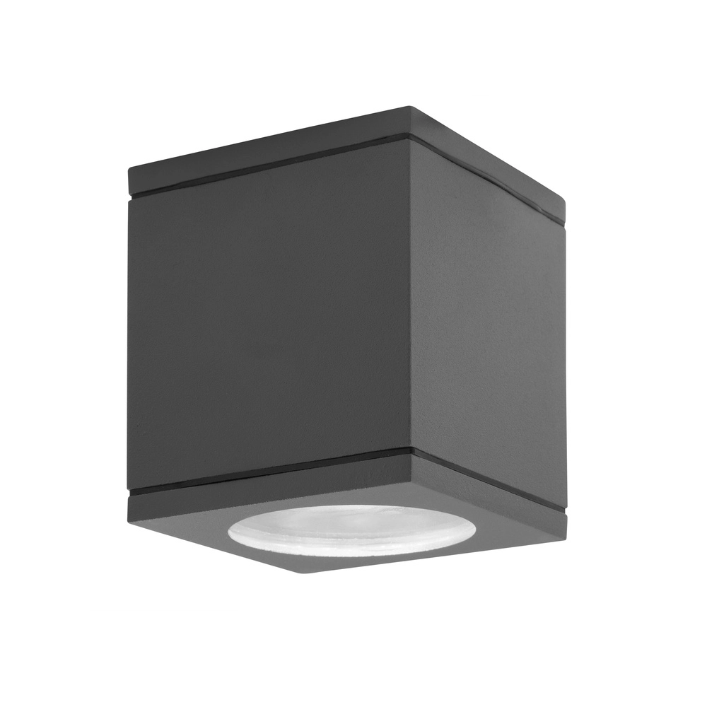 Square spotlight Cerise anthracite