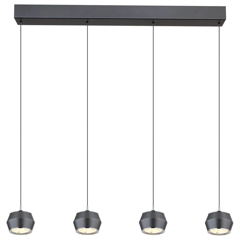 Round pendant lamp Marthy grey Ø 10cm Globo 9007371452118