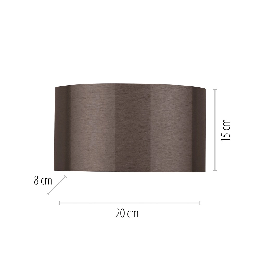 Rechargeable wall lamp Pure Akku Clipse Dark brown brushed Paul Neuhaus 4012248393017