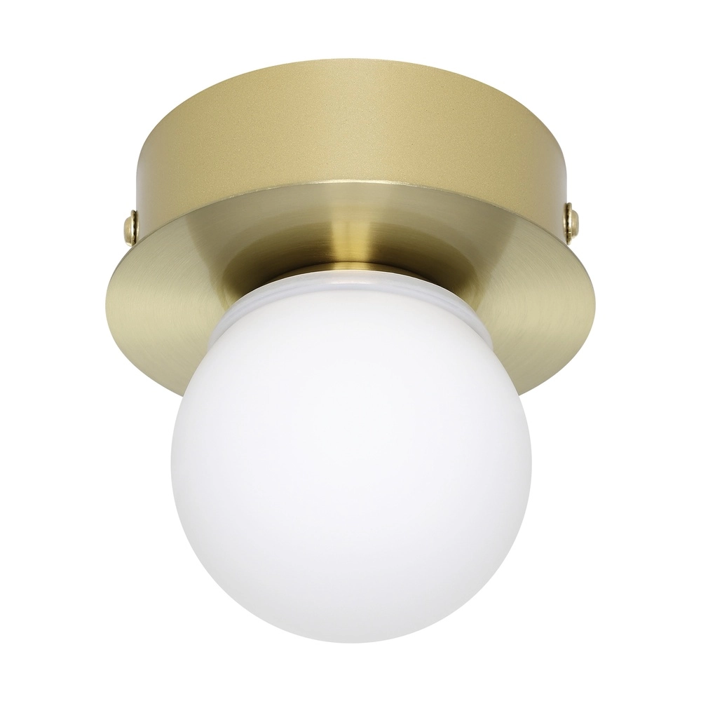 Brass ceiling light Mosiano Ø 11.5cm