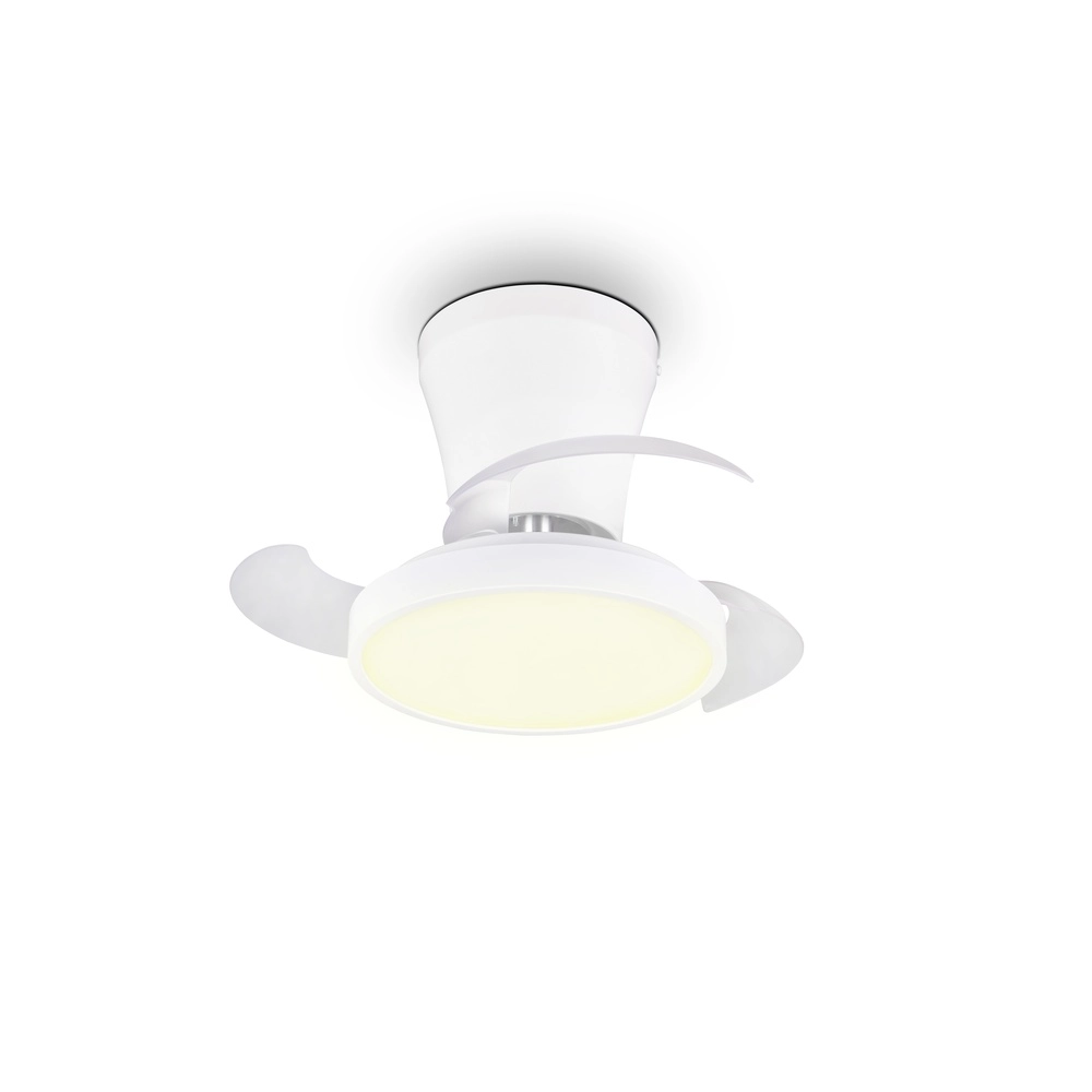 Small fan Moss white Ø 22cm Trio 4017807688924