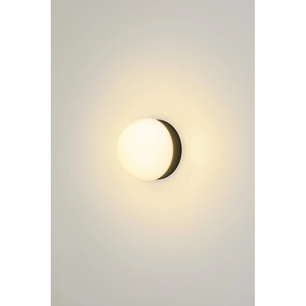 Wall lamp Cyft black with white IP65 SLV 4024163303842