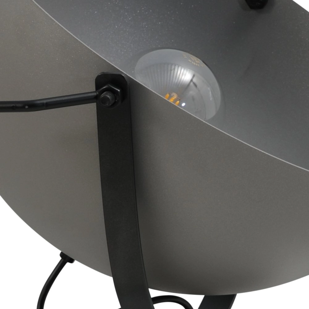 Floor lamp Larino 40 black with concrete gray Masterlight 8718121236728