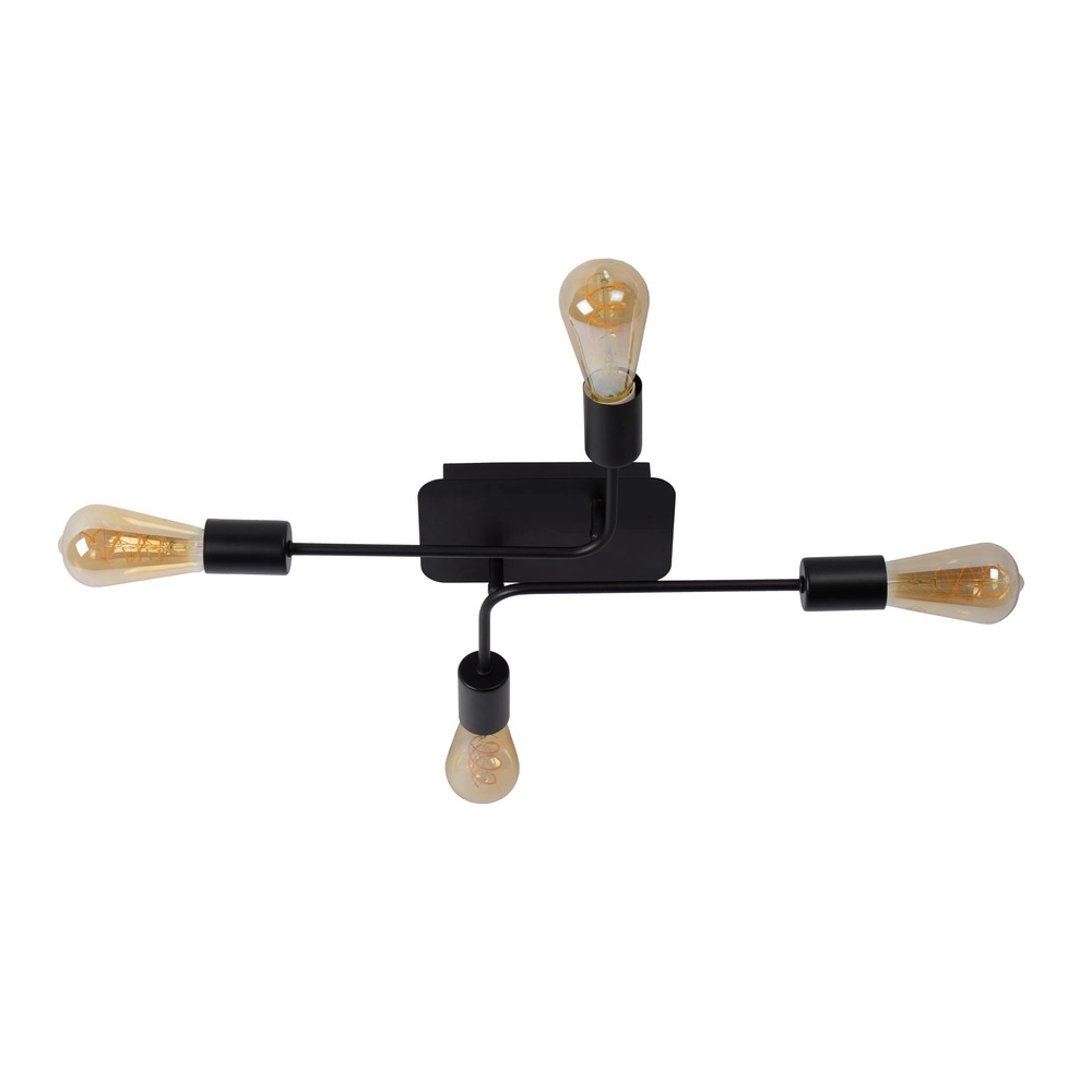 Ceiling lamp Lester 4-light black