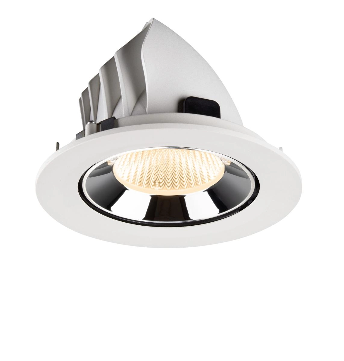 Recessed spotlight Numinos Gimble L white/chrome 2700K - 40deg SLV 4024163310376