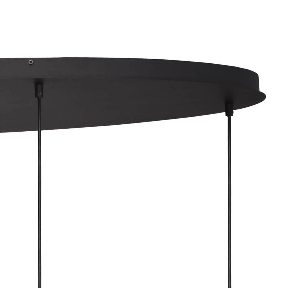 Hanging lamp Lava Oval 4x smoke glass Ø 22.5cm Masterlight 8718121290096