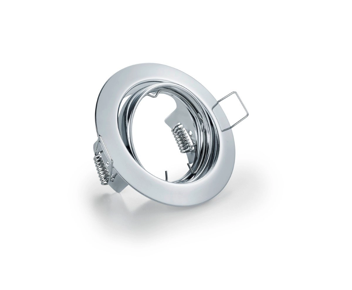Round recessed spotlight Jura GU10 8.3cm chrome Trio 4017807376302