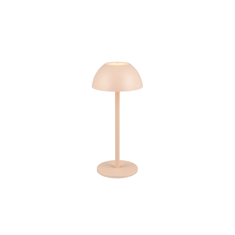 Table lamp Ricardo sand brown Ø 13.5cm