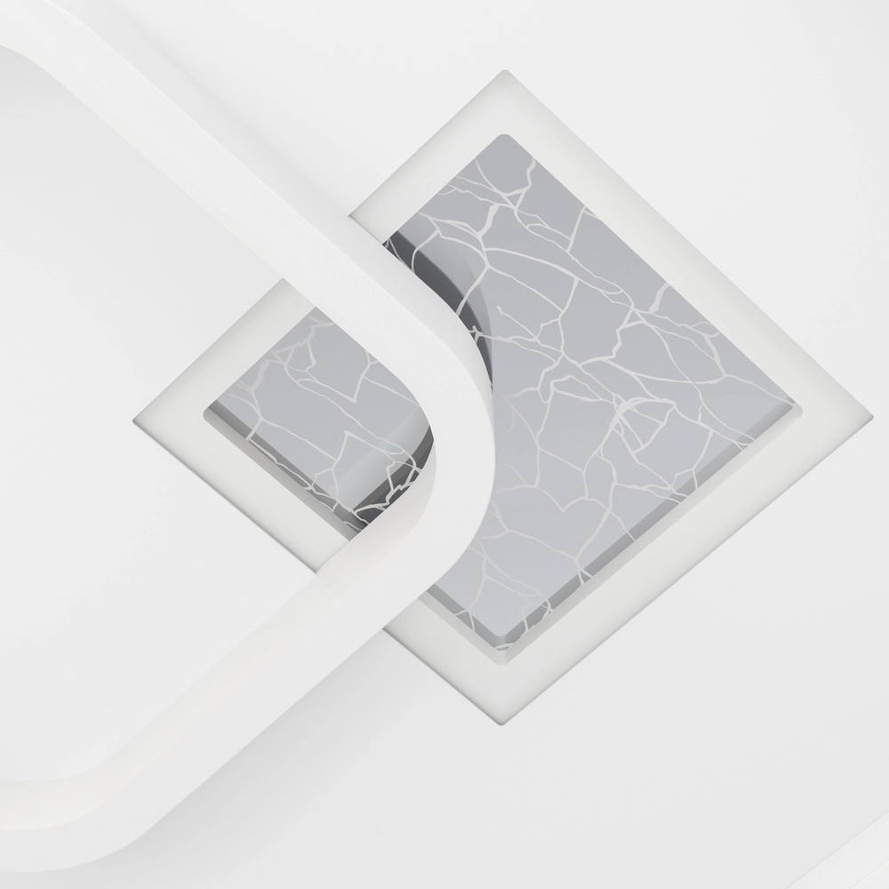 Design ceiling lamp Tiriolo LED - White - 38x38cm Eglo 9008606316380