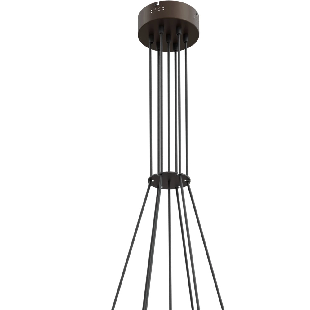 7-light pendant lamp Opera cocoa Masterlight 8718121424361