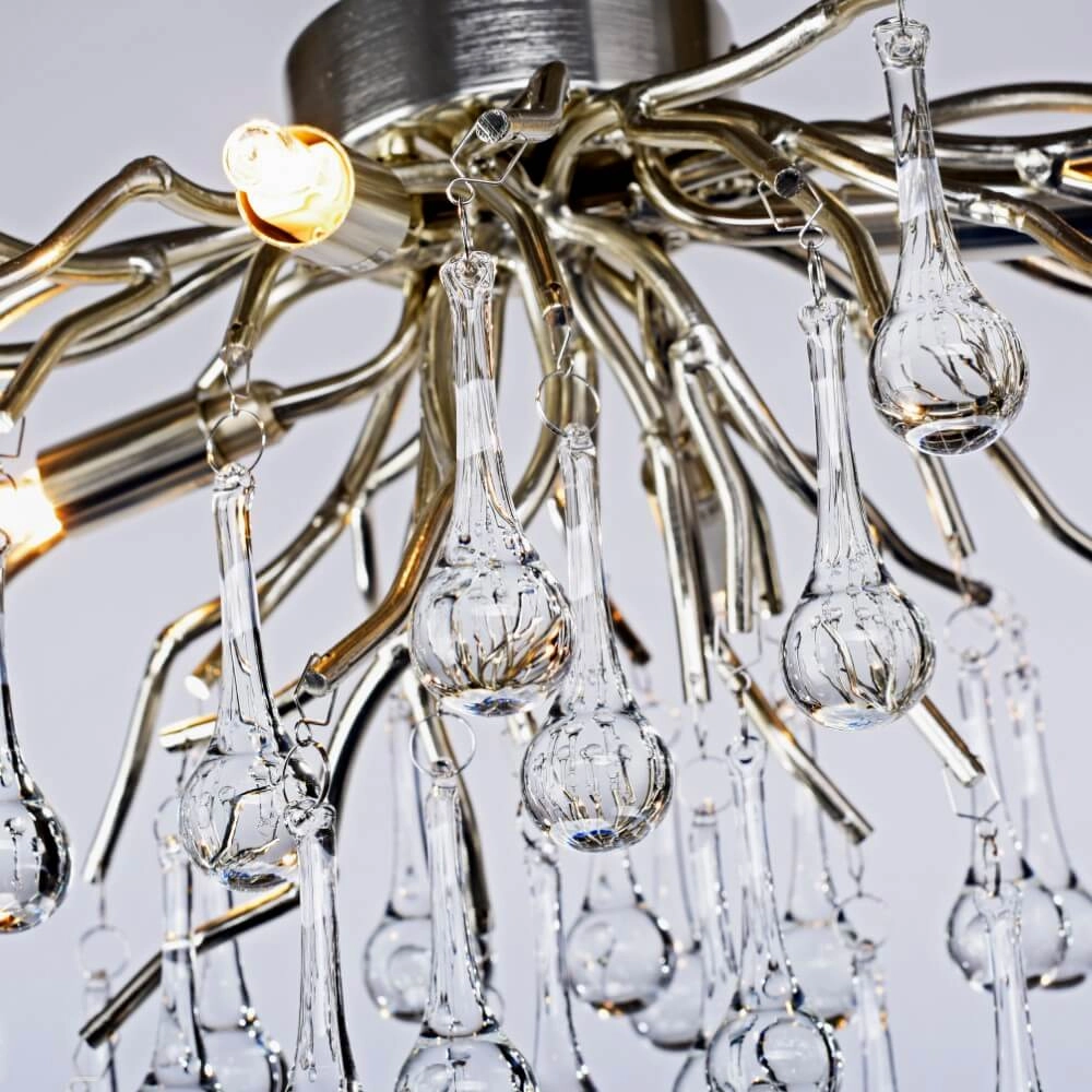 Chandelier Icicle metal 60cm Paul Neuhaus 4012248352076