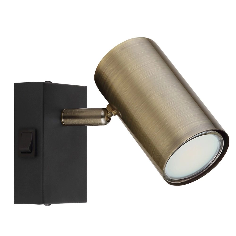 Surface-mounted spot Robby black with bronze Globo 9007371436989